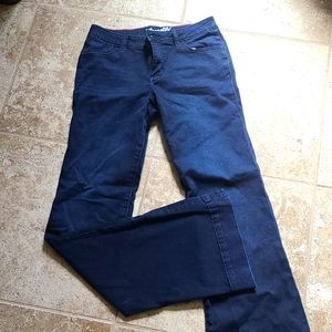 Wrangler Women's Flare Jeans in Dark Blue
